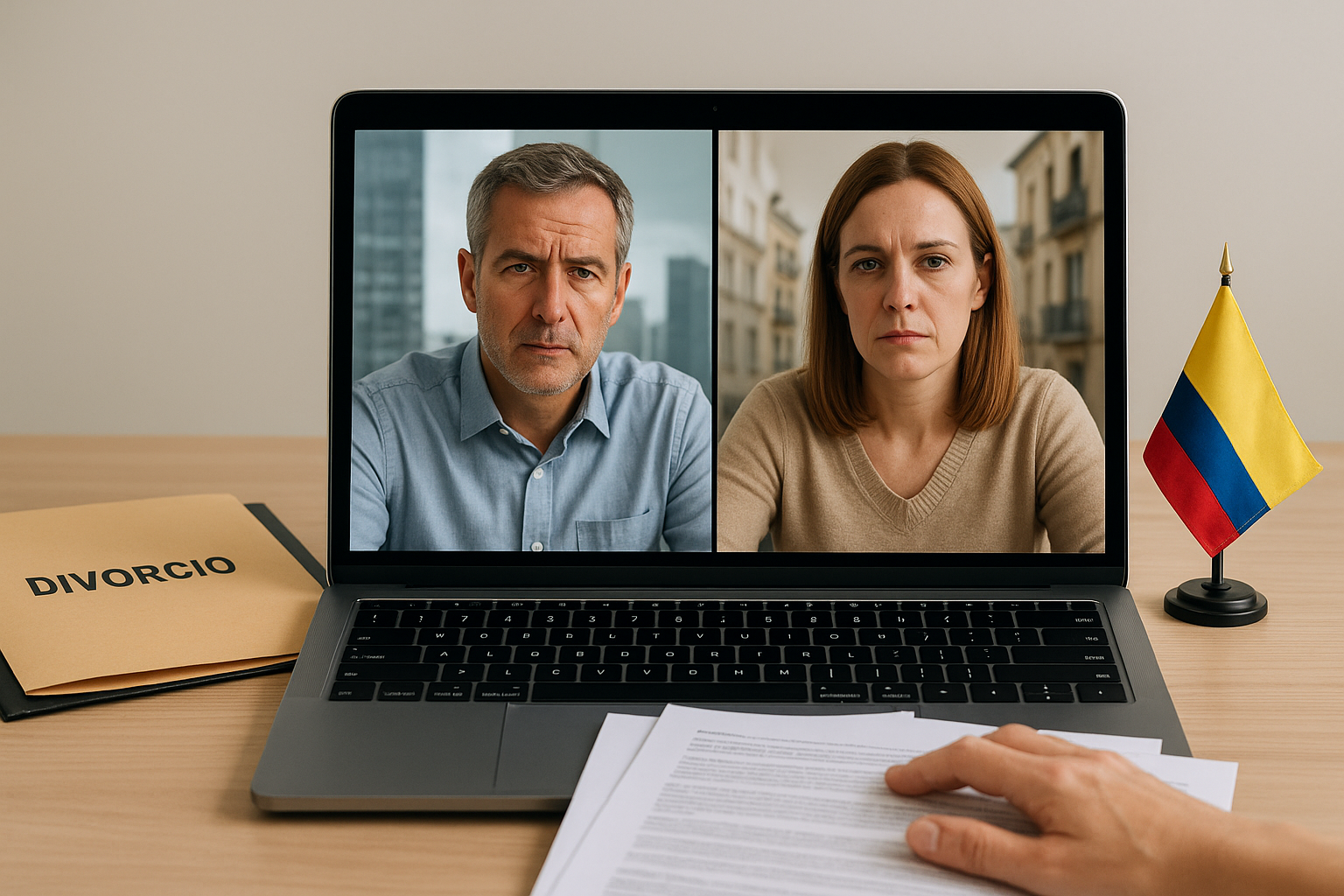 Divorcio internacional por causal de separación de hecho